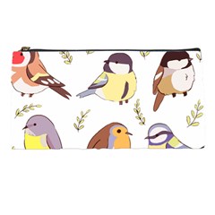 Birds Illustration T- Shirt Cute European Birds Illustration T- Shirt (1) Yoga Reflexion Pose T- Shirtyoga Reflexion Pose T- Shirt Pencil Case by hizuto