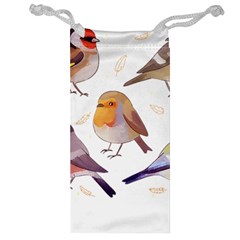 Birds Illustration T- Shirt Cute European Birds Illustration T- Shirt Yoga Reflexion Pose T- Shirtyoga Reflexion Pose T- Shirt Jewelry Bag by hizuto