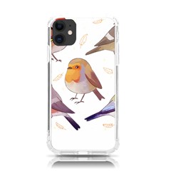 Birds Illustration T- Shirt Cute European Birds Illustration T- Shirt Yoga Reflexion Pose T- Shirtyoga Reflexion Pose T- Shirt Iphone 11 Tpu Uv Print Case by hizuto