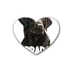 Black Labrador T- Shirt Black Labrador - Labrador Mom T- Shirt (1) Yoga Reflexion Pose T- Shirtyoga Reflexion Pose T- Shirt Rubber Coaster (heart) by hizuto