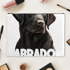 Black Labrador T- Shirt Black Labrador - Labrador Mom T- Shirt (1) Yoga Reflexion Pose T- Shirtyoga Reflexion Pose T- Shirt Cosmetic Bag (xl) by hizuto