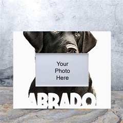 Black Labrador T- Shirt Black Labrador - Labrador Mom T- Shirt (1) Yoga Reflexion Pose T- Shirtyoga Reflexion Pose T- Shirt White Tabletop Photo Frame 4 x6  by hizuto