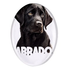 Black Labrador T- Shirt Black Labrador - Labrador Mom T- Shirt (1) Yoga Reflexion Pose T- Shirtyoga Reflexion Pose T- Shirt Oval Glass Fridge Magnet (4 Pack) by hizuto