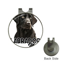 Black Labrador T- Shirt Black Labrador - Labrador Mom T- Shirt Yoga Reflexion Pose T- Shirtyoga Reflexion Pose T- Shirt Hat Clips With Golf Markers by hizuto