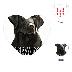 Black Labrador T- Shirt Black Labrador - Labrador Mom T- Shirt Yoga Reflexion Pose T- Shirtyoga Reflexion Pose T- Shirt Playing Cards Single Design (heart) by hizuto