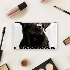 Black Labrador T- Shirt Black Labrador - Labrador Mom T- Shirt Yoga Reflexion Pose T- Shirtyoga Reflexion Pose T- Shirt Cosmetic Bag (small) by hizuto