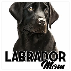 Black Labrador T- Shirt Black Labrador - Labrador Mom T- Shirt Yoga Reflexion Pose T- Shirtyoga Reflexion Pose T- Shirt Lightweight Scarf  by hizuto