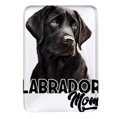 Black Labrador T- Shirt Black Labrador - Labrador Mom T- Shirt Yoga Reflexion Pose T- Shirtyoga Reflexion Pose T- Shirt Rectangular Glass Fridge Magnet (4 Pack) by hizuto