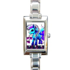 Pinkie Pie  Rectangle Italian Charm Watch by Internationalstore