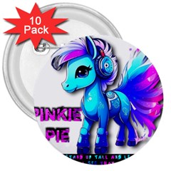 Pinkie Pie  3  Buttons (10 Pack)  by Internationalstore