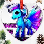 PINKIE PIE  Heart Ornament (Two Sides) Front