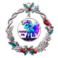 Pinkie Pie  Metal X mas Wreath Holly Leaf Ornament by Internationalstore