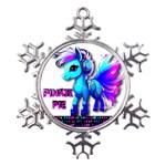 PINKIE PIE  Metal Large Snowflake Ornament Front