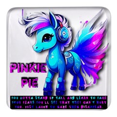 Pinkie Pie  Square Glass Fridge Magnet (4 Pack) by Internationalstore