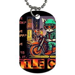 A Little Cat Dog Tag (two Sides) by Internationalstore