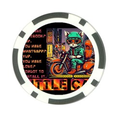 A Little Cat Poker Chip Card Guard by Internationalstore