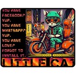 A little Cat Fleece Blanket (Medium) 60 x50  Blanket Front