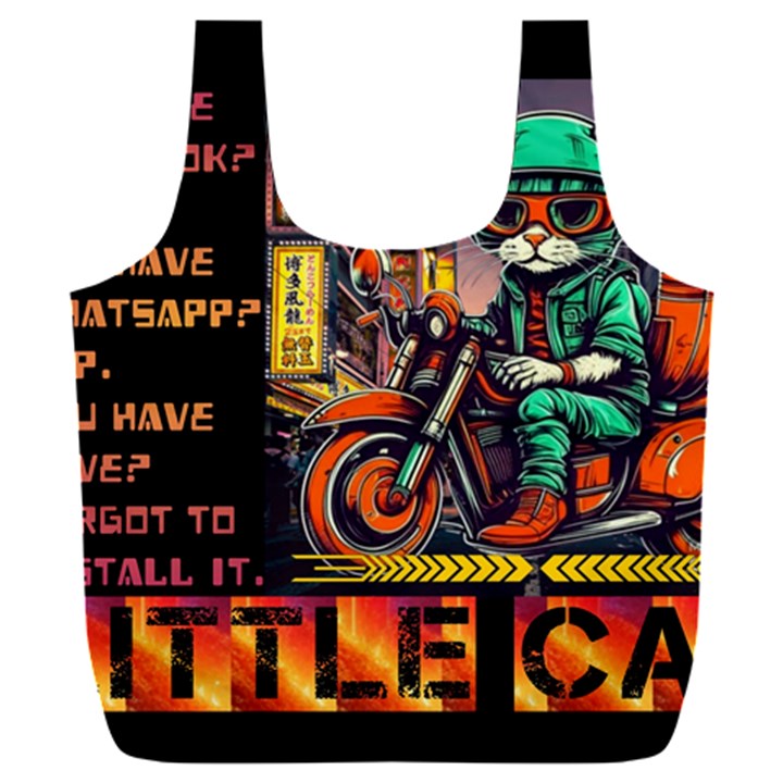 A little Cat Full Print Recycle Bag (XXXL)