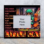 A little Cat White Wall Photo Frame 5  x 7  Front