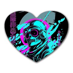 Aesthetic Art  Heart Mousepad by Internationalstore