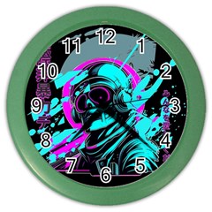 Aesthetic Art  Color Wall Clock by Internationalstore