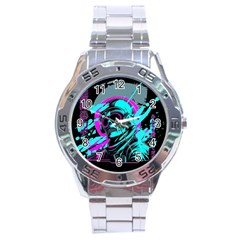 Aesthetic Art  Stainless Steel Analogue Watch by Internationalstore