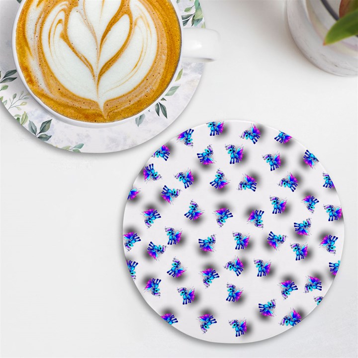 Last unicorn  UV Print Round Tile Coaster