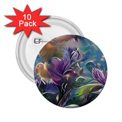 Abstract Blossoms  2 25  Buttons (10 Pack)  by Internationalstore