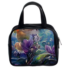 Abstract Blossoms  Classic Handbag (two Sides) by Internationalstore