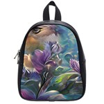 Abstract Blossoms  School Bag (Small) Front