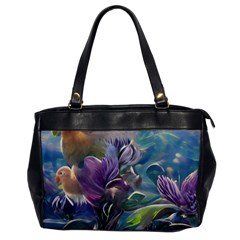 Abstract Blossoms  Oversize Office Handbag