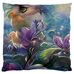 Abstract Blossoms  Standard Premium Plush Fleece Cushion Case (one Side) by Internationalstore