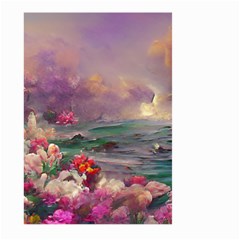 Abstract Flowers  Large Garden Flag (Two Sides)