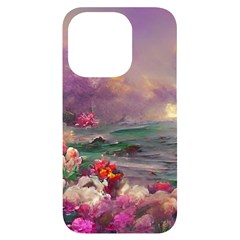 Abstract Flowers  Iphone 14 Pro Black Uv Print Case