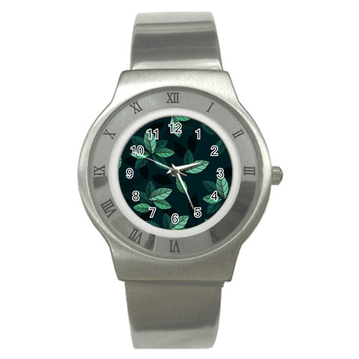 Foliage Stainless Steel Watch