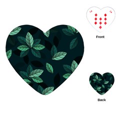 Foliage Playing Cards Single Design (heart)