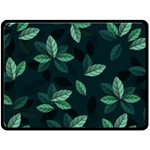 Foliage Two Sides Fleece Blanket (Large) 80 x60  Blanket Back