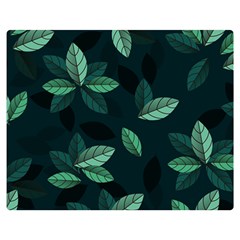 Foliage Two Sides Premium Plush Fleece Blanket (medium)