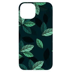 Foliage Iphone 14 Black Uv Print Case by HermanTelo