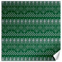 Christmas Knit Digital Canvas 20  X 20  by Mariart