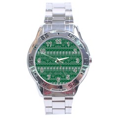 Christmas Knit Digital Stainless Steel Analogue Watch