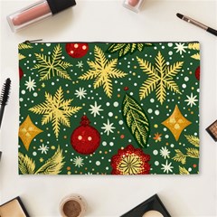 Christmas Pattern Cosmetic Bag (xl) by Valentinaart