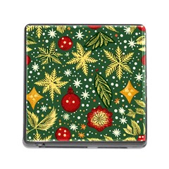 Christmas Pattern Memory Card Reader (square 5 Slot) by Valentinaart