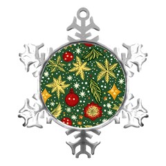 Christmas Pattern Metal Small Snowflake Ornament