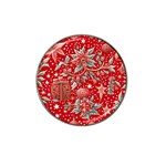 Christmas pattern Hat Clip Ball Marker (4 pack) Front