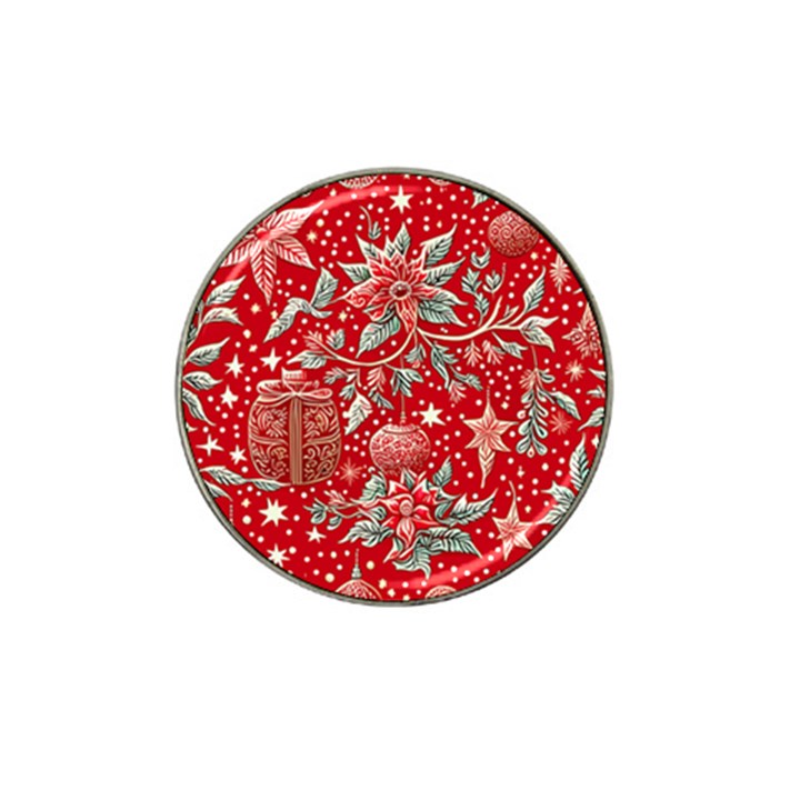 Christmas pattern Hat Clip Ball Marker (4 pack)