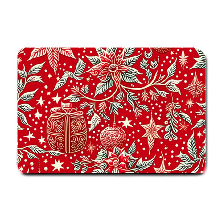 Christmas pattern Small Doormat