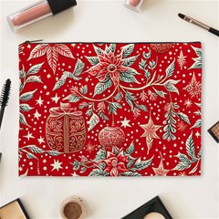 Christmas Pattern Cosmetic Bag (xl) by Valentinaart