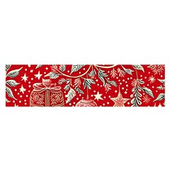 Christmas Pattern Oblong Satin Scarf (16  X 60 ) by Valentinaart