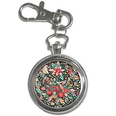 Christmas Pattern Key Chain Watches